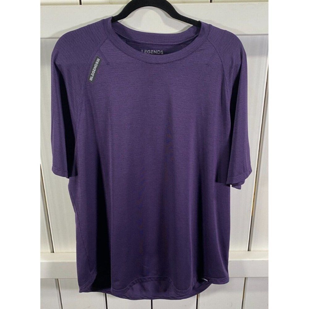 New Legends Men's Workout Shirt Purple XXL